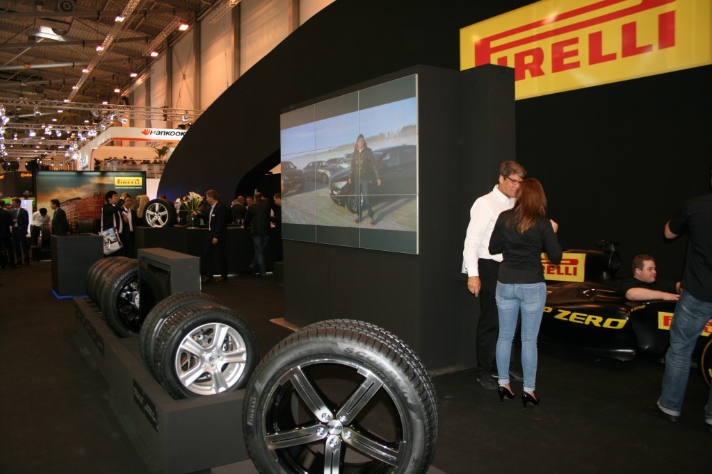 anvelope pirelli stand targul international Reifen Messe Essen 2012