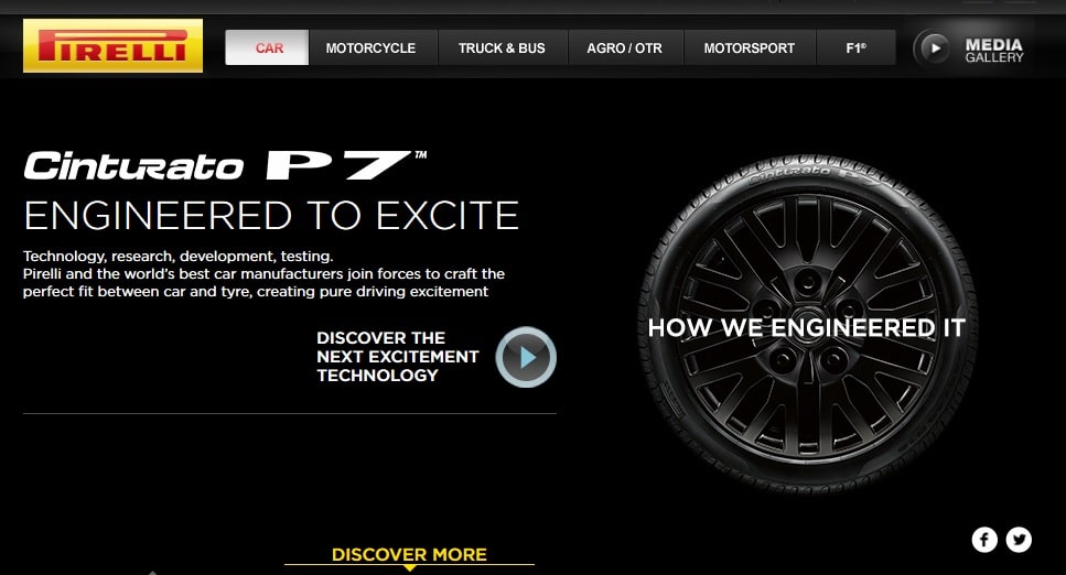 pirelli engineered to excite