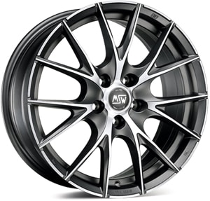Janta Aliaj MSW 25 Matt Titanium Full Polished 8x19 5x120 29 72.56