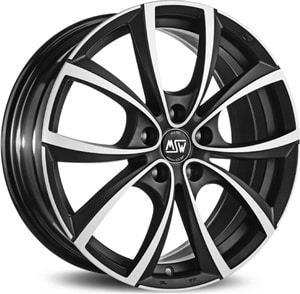 Janta Aliaj MSW 27 Matt Dark Titanium Full Polished 7.5x17 5x114.3 45