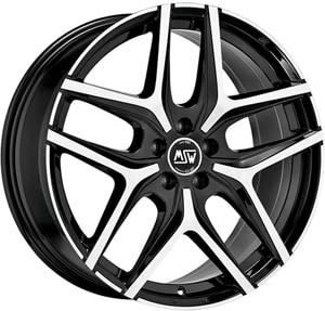 Janta Aliaj MSW 40 Gloss Black Full Polished 7x17 5x105 40 56.56