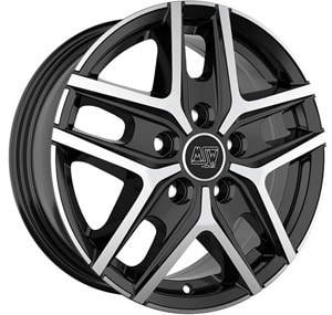 Janta Aliaj MSW 40 VAN Gloss Black Full Polished 6.5x16 5x118 65 71.06