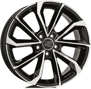Janta Aliaj MSW 42 Gloss Black Full Polished 8x19 5x114.3 45 73