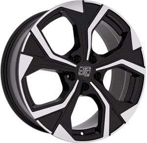 Janta Aliaj MSW 43 Gloss Black Full Polished 8.5x20 5x112 40 73