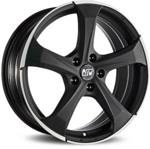 Janta Aliaj MSW 47 Matt Dark Titanium Full Polished 8x19 5x120 45 72.56
