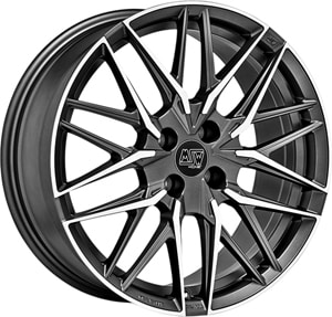Janta Aliaj MSW 50 4 Matt Gun Metal Full Polished 7.5x18 4x108 25 65.09