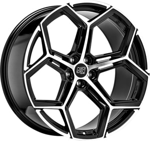 Janta Aliaj MSW 53 Gloss Black Full Polished 10.5x21 5x112 19 66.59