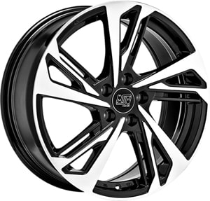 Janta Aliaj MSW 60 Gloss Black Full Polished 6.5x16 5x114 45 60.1