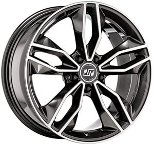 Janta Aliaj MSW 71 Gloss Dark Grey Full Polished 8x19 5x114.3 40