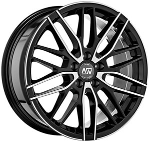 Janta Aliaj MSW 72 Gloss Black Full Polished 7x17 5x114.3 40