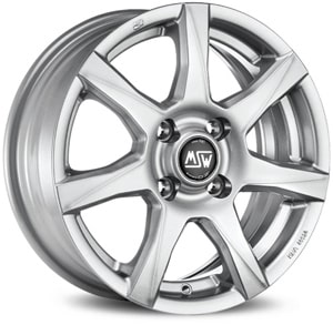 Janta Aliaj MSW 77 Full Silver 7.5x17 5x110 33 65.06