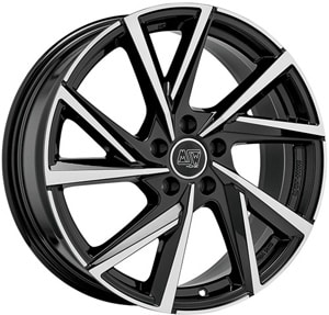 Janta Aliaj MSW 80 5 Gloss Black Full Polished 7.5x19 5x108 42 65.06