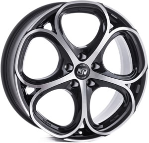 Janta Aliaj MSW 82 Gloss Black Full Polished 8x19 5x110 33 65.06