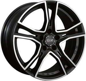 Janta Aliaj OZ ADRENALINA Matt Black Diamond Cut 8x17 5x114.3 45