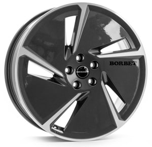Janta Aliaj BORBET AE Mistral Anthracite Polished Glossy 7.5x20 5x112 45 72.5