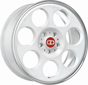 Janta Aliaj OZ ANNIVERSARY 45 Race White Diamond Lip 7x17 4x108 47 63.34