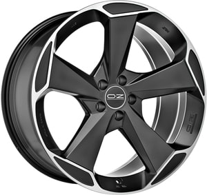 Janta Aliaj OZ ASPEN HLT Matt Black Diamond Cut 9x21 5x120 30