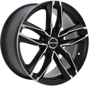 Janta Aliaj GMP ATOM Matt Black Diamond 10x21 5x130 45 71.6