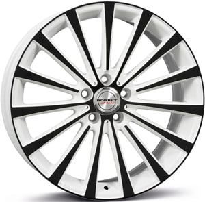 Janta Aliaj BORBET BLX White Black Glossy 8.5x18 5x112 45 72.5