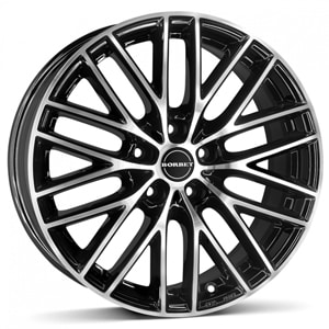 Janta Aliaj BORBET BS5 Black Polished 7.5x17 5x114.3 50 72.5