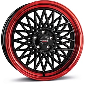 Janta Aliaj BORBET B Black Rim Red 8.5x19 5x112 45 66.5