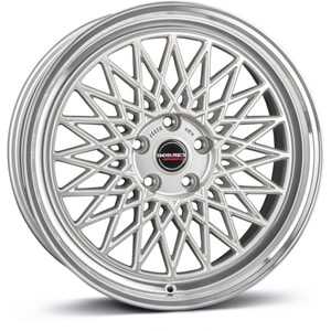 Janta Aliaj BORBET B Silver Rim Polished 8x18 5x114.3 40 72.5