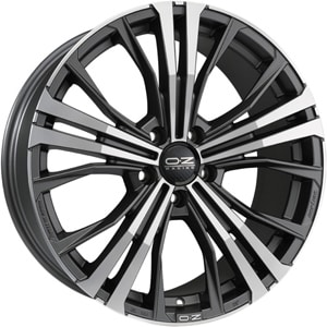 Janta Aliaj OZ CORTINA Matt Dark Graphite Diamond Cut 9.5x20 5x120 40 79