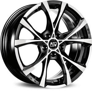 Janta Aliaj MSW Cross Over Gloss Black Full Polished 7.5x17 5x115 40 70.2