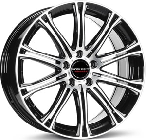 Janta Aliaj BORBET CW1 Black Polished 8x17 5x112 35 72.5