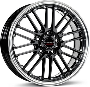 Janta Aliaj BORBET CW2 Black Rim Polished 8.5x18 5x105 40 56.6