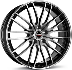 Janta Aliaj BORBET CW4 Black Polished Matt 8x17 5x120 35 72.56