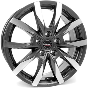 Janta Aliaj BORBET CW5 Mistral Anthracite Polished Glossy 7.5x18 5x108 45 72.5