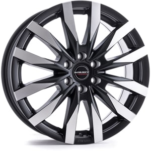 Janta Aliaj BORBET CW6 Black Polished Matt 7.5x18 6x139.6 30 106.1