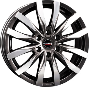 Janta Aliaj BORBET CW6 Mistral Anthracite Glossy Polished 7.5x18 6x139.6 35 100.1