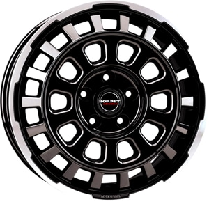 Janta Aliaj BORBET CW7 Black Rim Polished Glossy 7.5x18 5x118 53 71.09