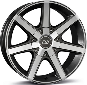 Janta Aliaj BORBET CWE Mistral Anthracite Polished 7x16 5x114.3 35 67.1