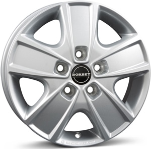 Janta Aliaj BORBET CWG Crystal Silver 6x16 5x118 68 71.09