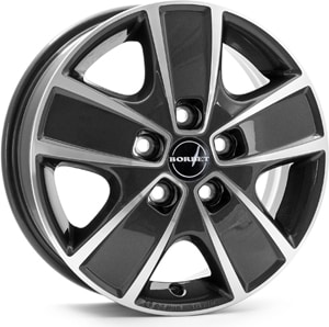 Janta Aliaj BORBET CWG Mistral Anthracite Polished 6x16 5x130 68 78.1
