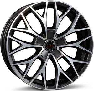 Janta Aliaj BORBET DY Dark Grey Polished Matt 8.5x20 5x108 40 72.5