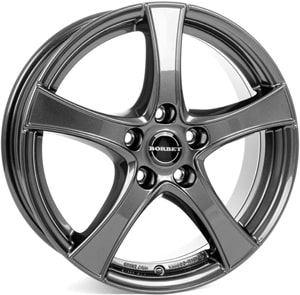 Janta Aliaj BORBET F2 Mistral Anthracite Glossy 7.5x18 5x114.3 45 60.1