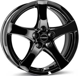 Janta Aliaj BORBET F Black Glossy 6.5x16 5x100 38 64.09