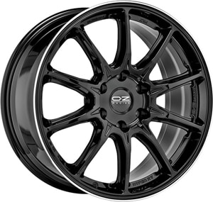 Janta Aliaj OZ HYPER XT HLT OFFROAD Gloss Black Diamond Lip 9x20 6x114.3 38 66.1