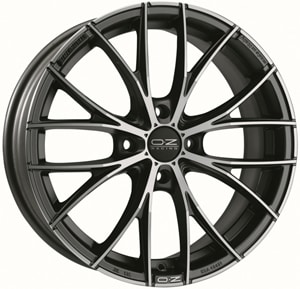 Janta Aliaj OZ ITALIA 150 4H Matt Dark Graphite Diamond Cut 7x17 4x100 42