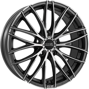 Janta Aliaj OZ ITALIA 150 5H Matt Dark Graphite Diamond Cut 7x17 5x100 35