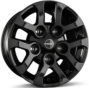 Janta Aliaj BORBET LD Black Glossy 8x16 5x165.1 5 113