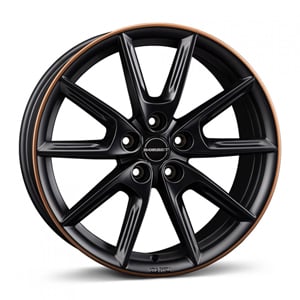 Janta Aliaj BORBET LX18 Black Matt Rim Copper 8x18 5x112 40 66.6
