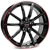 Aliaj-BORBET-LX-Black-Glossy-Rim-Red-8x18-5x108-45-72.5