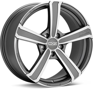 Janta Aliaj OZ MONTECARLO HLT Matt Dark Graphite Diamond Cut 8x19 5x108 45