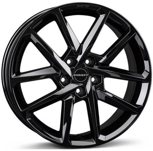 Janta Aliaj BORBET N Black Glossy 7x17 4x108 47 63.4