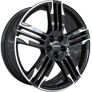 Janta Aliaj RONAL R58 MCR Jetblack White Rim 8x20 5x112 35 76